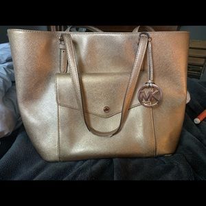 Rose Gold MK purse